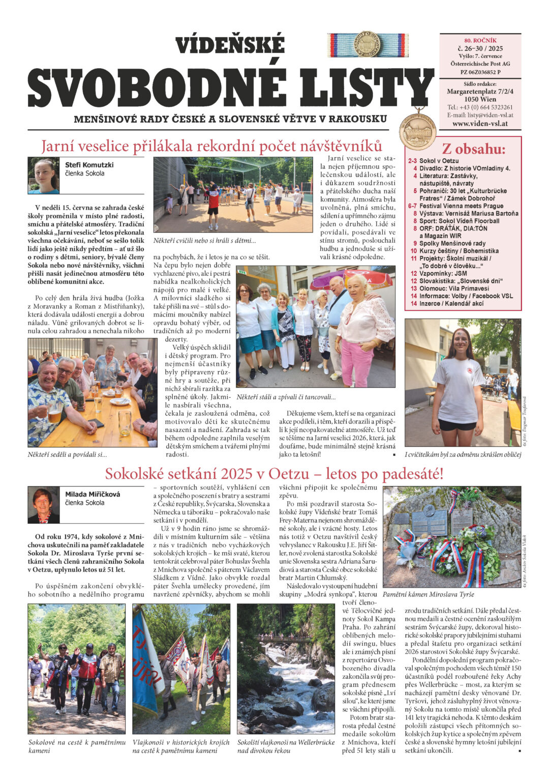 VSL 2025 / č. 26-30