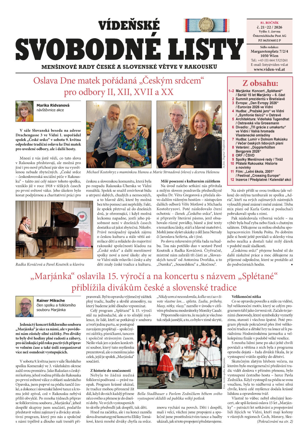 VSL 2026 / č. 21-22
